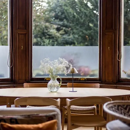 Luxury Wood Panelled West End Gf Flat شقة إدنبرة