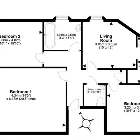 Historic 3bd Flat In Old Town Lägenhet