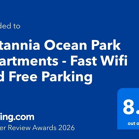 Britannia Ocean Park - Fast Wifi And Free Parking Daire *