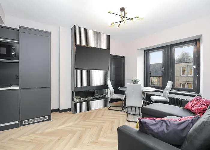 1 Bedroom Gorgie Sleeps 4 Easy Access *