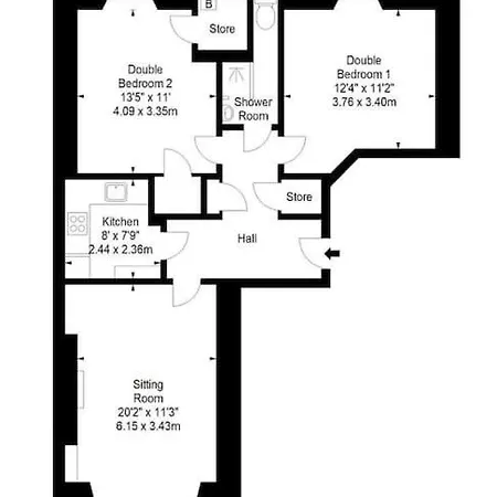 Apartmán Cosy 2 Bedroom Flat In *