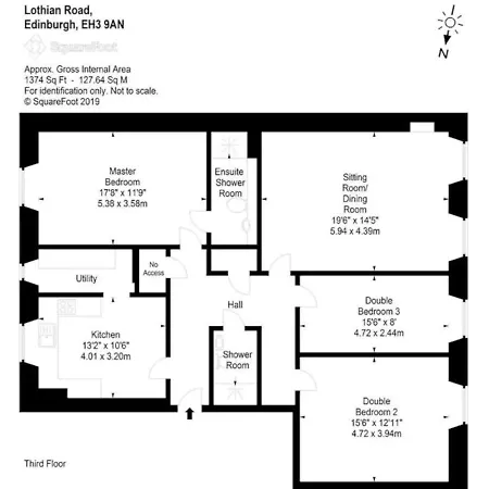 Joivy Elegant 4-Bedroom Flat Near Edinburgh Castle
