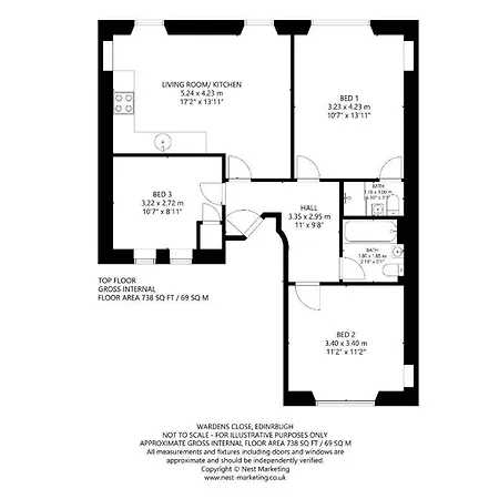 Boutique Castle View 3 Bedroom