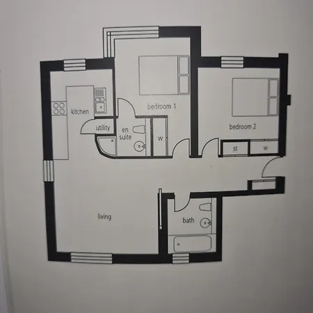 Appartement The Park - Holyrood Road With Free Parking *