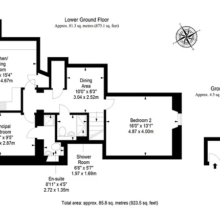 Lägenhet Spectacular 2 Bed, 2 Bath In Centre