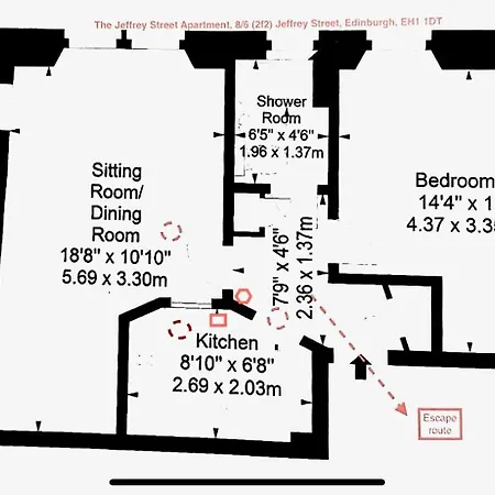 Appartement The Jeffrey Street Édimbourg