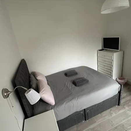 Bright Bedroom With King Side Bed And Shared Bathroom Or Whole One Bedroom