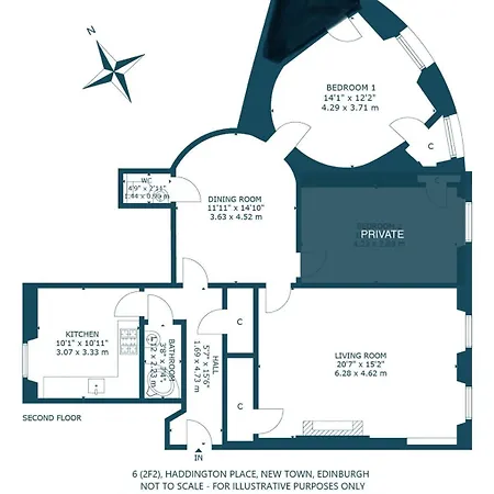 Appartamento Georgian Flat - Perfect Festival Base!