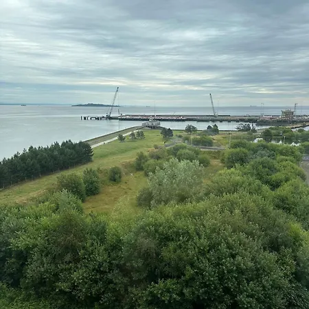 شقة Ocean View Flat With Cozy Vibes