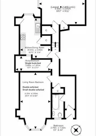 Charming Flat In Beautiful Area * Edinburgh