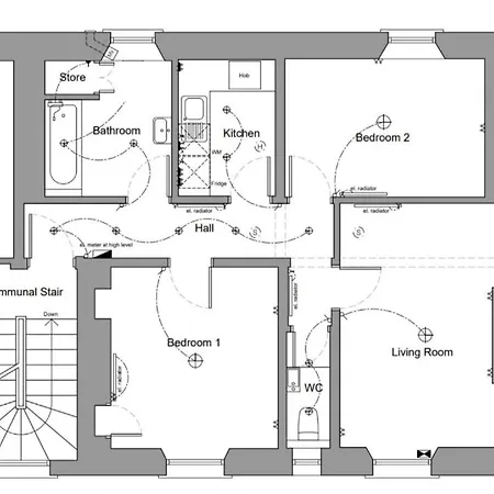 Argyl - Charming 2 Bedroom On Thistle Street Apartman *