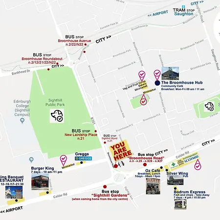 Séjour chez l'habitant Broomhouse *