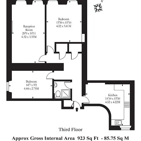 World's End - Historic 2 Bed On The Royal Mile, Sleeps 4 Appartement *