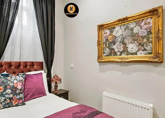 Lovely 4 Bedroom With 7 Beds And Free Parking Edynburg
