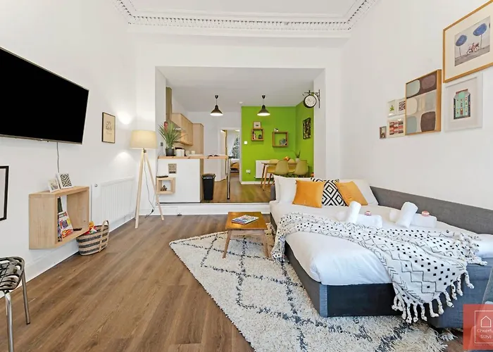 아파트 Cheerful Stays: Spacious Flat In Vibrant Leith