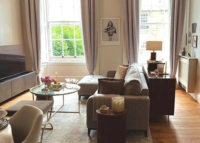 Designer Georgian In New Town Апартаменты Эдинбург
