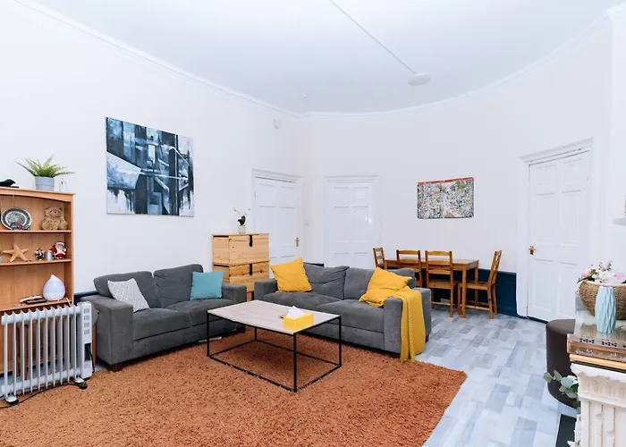 Bright High-ceiling 2bd Flat - Edinburgh! Apartmán