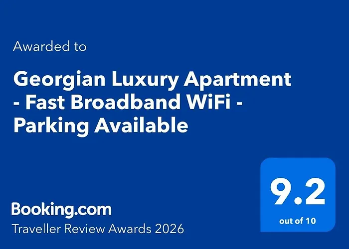 Georgian Luxury - Fast Broadband Wifi - Parking Available Apartment