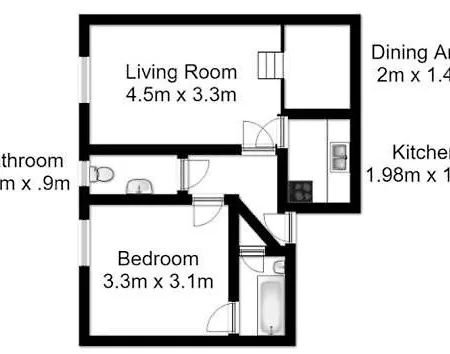 The Broughton Road Apartamento