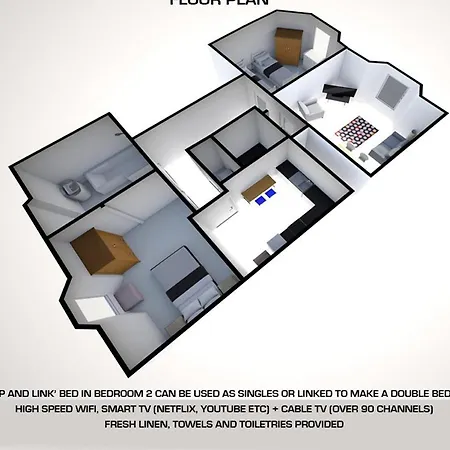 Sleeps 6 Free Parking * Edinburgh