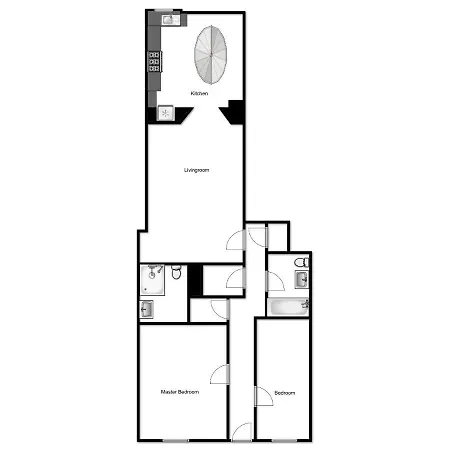 Appartement Centre New Town 2 Bedroom Flat *