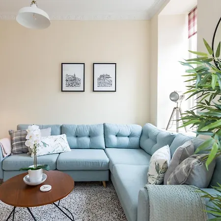 Bright And Modern 2 Bed 公寓 爱丁堡