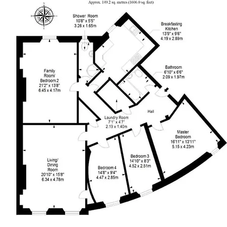 Large 4 Bed