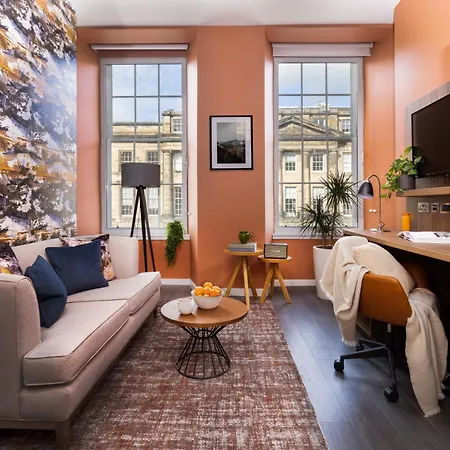 Heeton Concept Queen Street Lägenhetshotell Edinburg