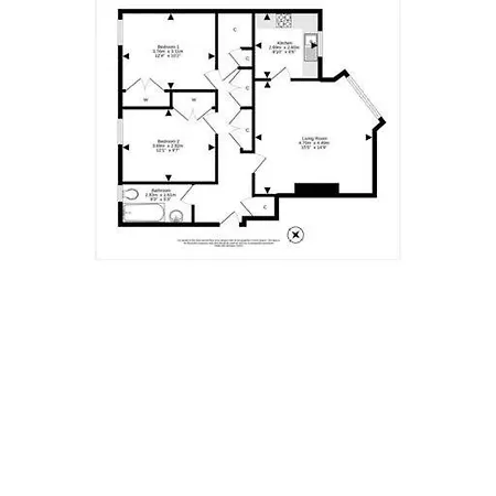 Apartment 2 Bed Flat Close To Uni