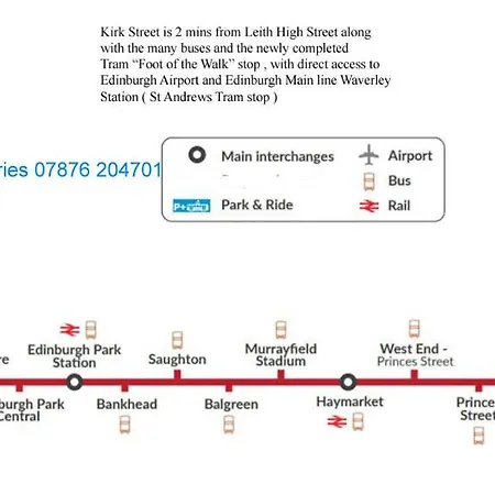 Traditional 3 Bedroom Quiet Duplex Flat By High St, Trams And Buses - Just 1-5 Miles To Centre אדינבורו