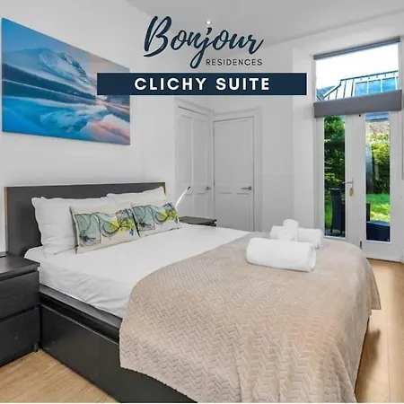 Clichy Ground Floor 1br-1 Ba, Shared Garden Access By Bonjour Residences *