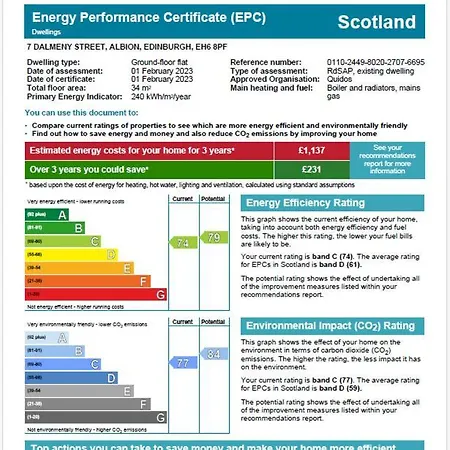Appartement Dalmeny Street