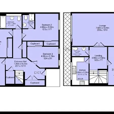 5 Bedroom Penthouse 아파트 에든버러