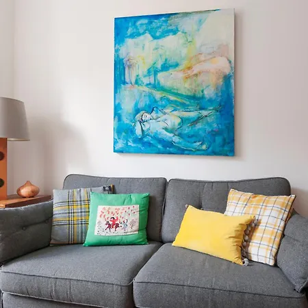 Appartement Cozy With Character Vibrant Style Flat At Leith Links Park