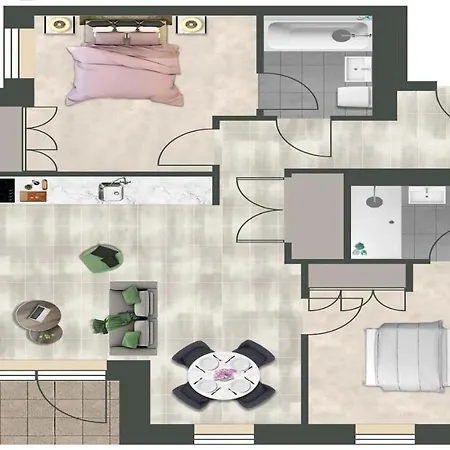Luxury Nests - Stylish In Lägenhet *