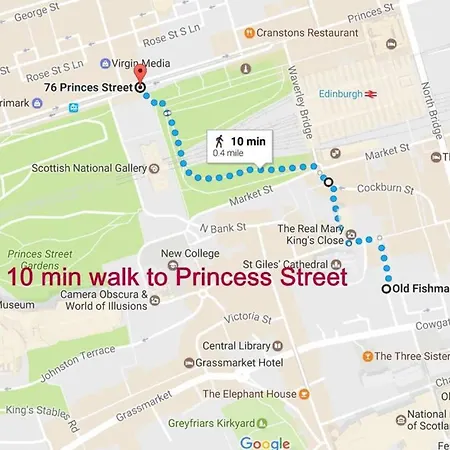 Walk Everywhere -top Rated Flat On The Royal Mile.