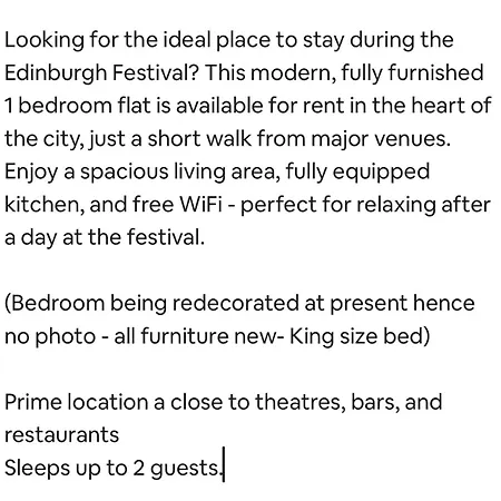 1 Bed, Royal Mile *