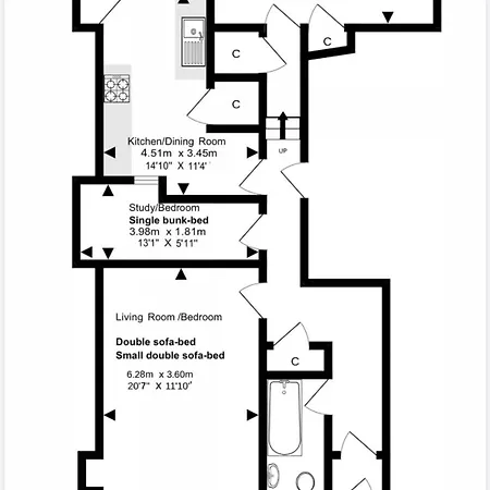 Charming Flat In Beautiful Area شقة إدنبرة