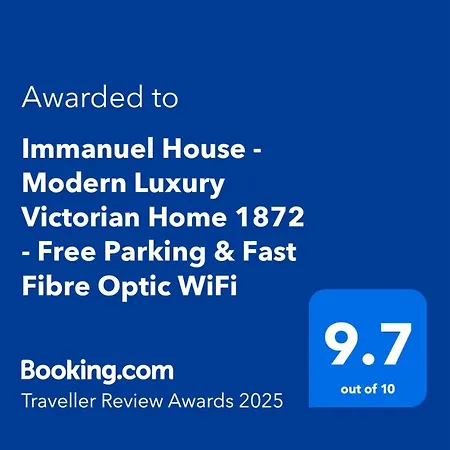 Immanuel House - Modern Luxury Victorian 1872 - Free Parking & Superfast Fibre Optic Wifi شقة إدنبرة