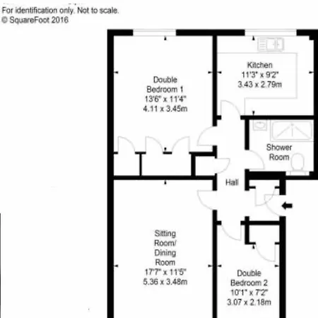 Apartmán Tranquil 2 Bed Flat, Free Parking, Near Murrayfield & Centre Edinburgh