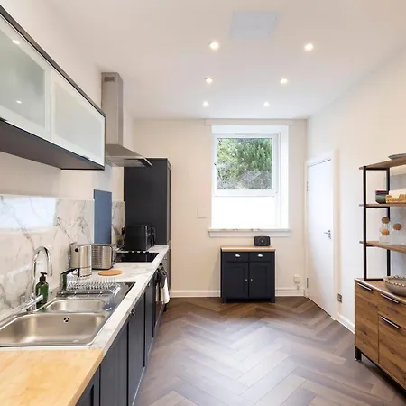 Lägenhet Joivy Family Flat Near Leith Edinburg