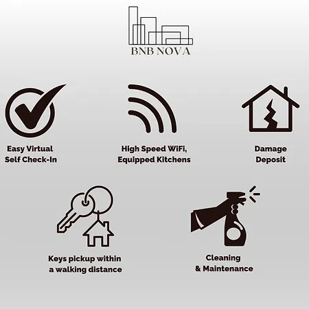 Apartment Bnbnova - 2br - West End - Near Castle *