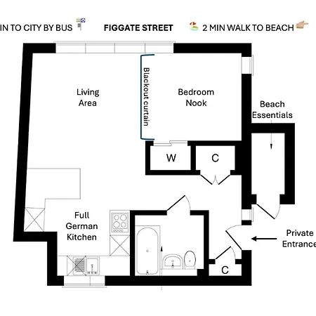 Heavenly Pad Retreat 300m To With Fast Links To Centre Apartamento