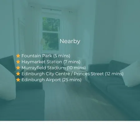 Apartment Sleeps 4 Free Parking Modernised 1 Bedroom Edinburgh