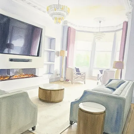 Апартаменты Old Town Castle View 4 Bedroom 5 Beds Sleeps 10 Эдинбург