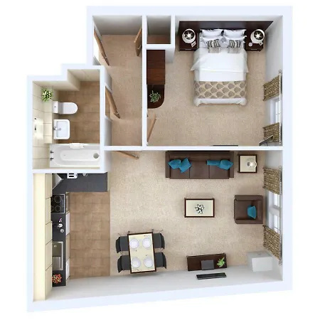 Fountain Court - Grove Executive Apart Otel