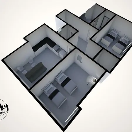 Apartamento Fabulous Seaside - Sleeps 6, Free Wifi & Parking *