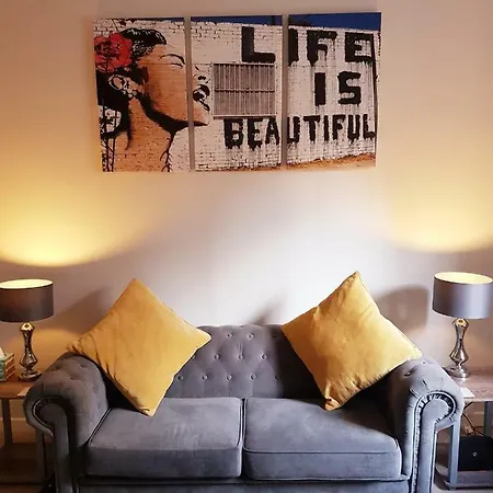 Spacious Modern Stockbridge/new Town Apartmán *