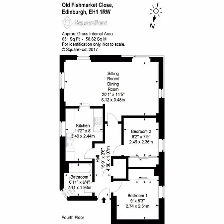 Daire Heart Centred 2 Bedroom Royal Mile Flat - Free Wifi