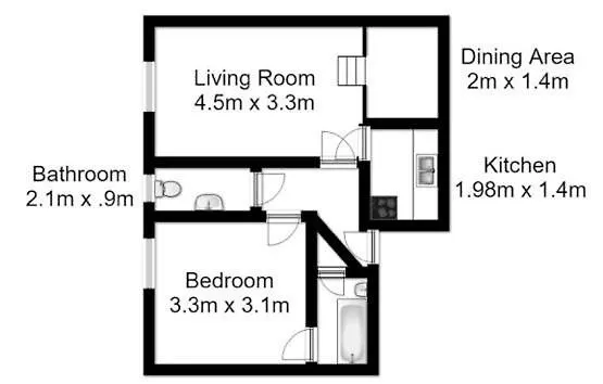 The Broughton Road شقة
